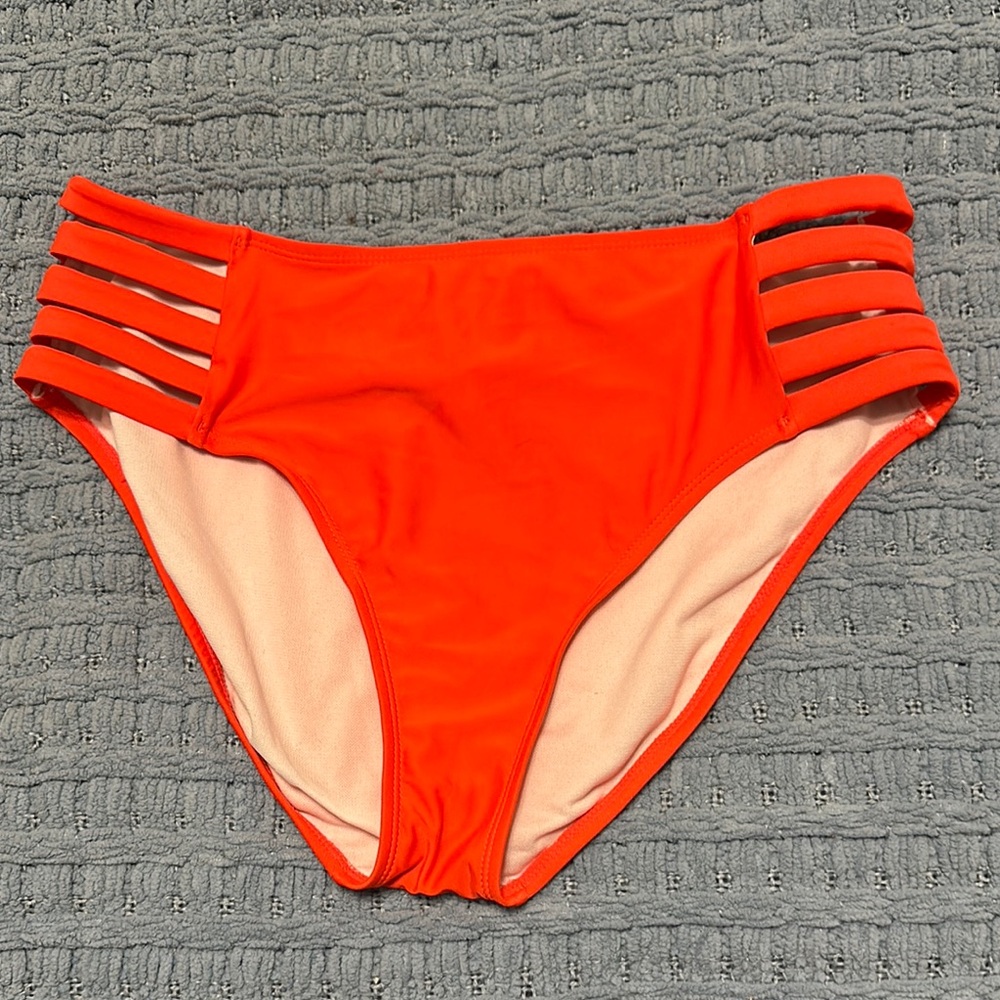 Women's Orange Swim Bottom